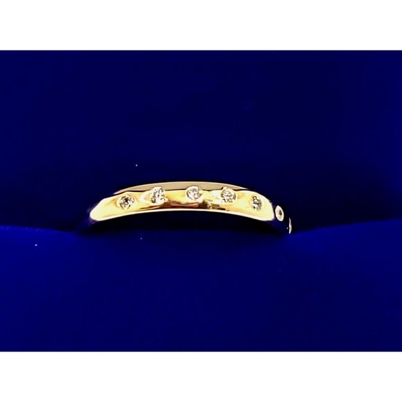 14K REAL GOLD Ladies Band Ring 6.5 - Picture 8 of 10